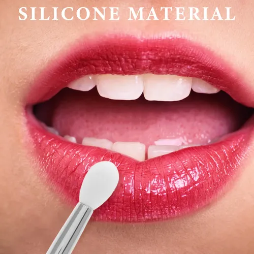 Juego De Pinceles De Labios De Silicona Reutilizables De 10