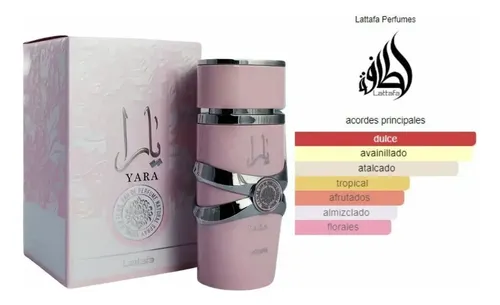 Perfume Lattafa Yara Pink Rosa Tradicional 100 Ml Mujer