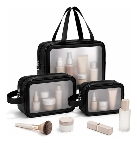 Set De 3 Neceseres Portacosméticos Impermeables Multiuso