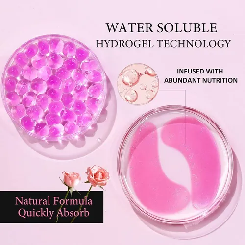Parches De Ojos Rose De Peauamie Para Ojeras Y Bolsas (30