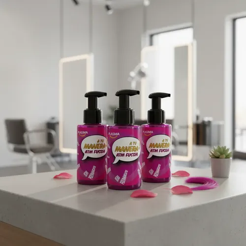 Coloración Vegana Atm Plasma Fantasía Fucsia 3 Unidades