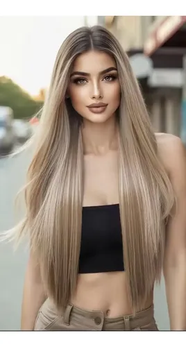 Peluca Hisan Rubia Imperceptible Lace Front 13 X6 Lacia