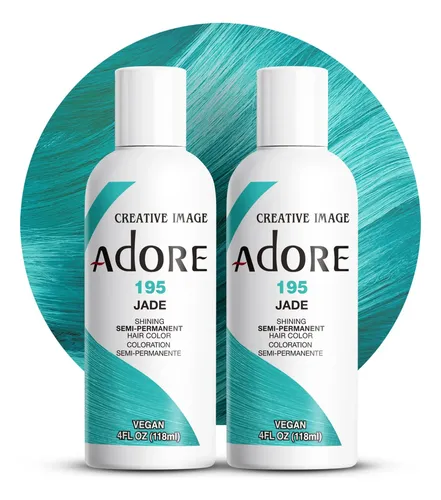 Tinte Para El Cabello Semipermanente 195 Jade 120ml Adore