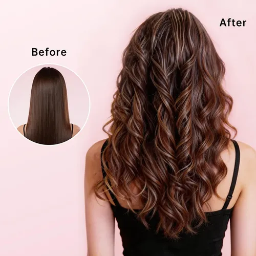 Plancha De Pelo Hahahope, Varita De Cerámica De 19 Mm, 110 V