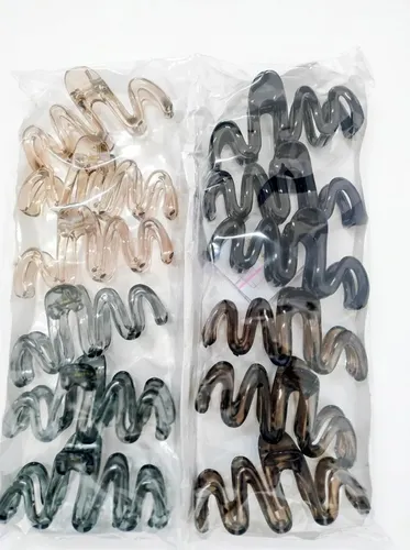 Broches Para El Pelo X6 Translucido Mujer Urbanchic 1017