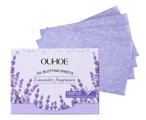 Papeles Secantes De Lavanda Ouhoe Para Piel Grasa