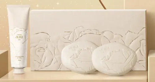 Aura Alba Natura Crema Hidratante Para Manos Y Jabón Fragancia Floral