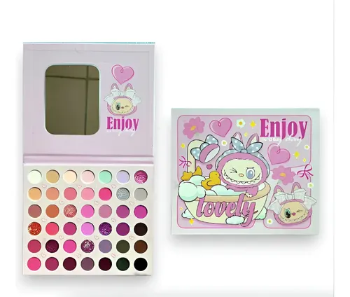 Paleta De Sombras Para Ojos Infantil Labubu 42 Ojos