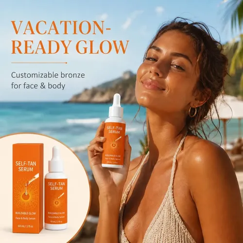 Gotas Autobronceadoras Para Rostro Naturales 2 Piezas