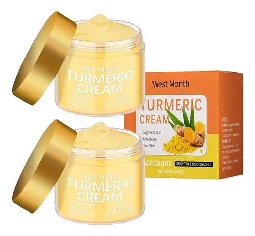 Crema Facial Hidratante Iluminadora Con Cúrcuma