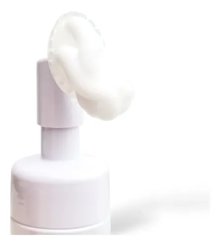 Limpiador Espuma Limpieza Facial Cepillo Silicona Vitamina C