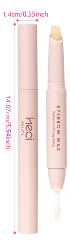 Bolígrafo De Cera Natural Para Cejas Heci Beauty, Duradero Y Rosa Claro 0301606351870
