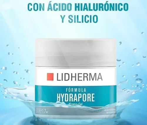 Lidherma Hydrapore Crema Gel Hialuronico Silicio Hidratante