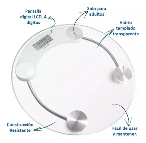 Balanza Para Baño Digital E-2002 Eiffel
