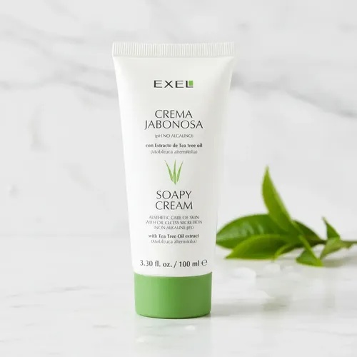 Crema Jabonosa Facial Exel Piel Acnéica X 100 Ml.