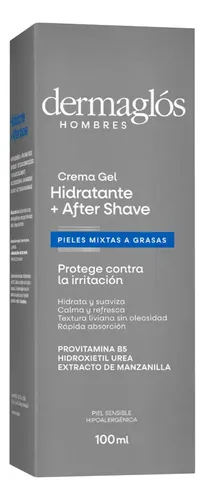 Crema Gel Dermaglós Hombres Hidratante + After Shave 100ml