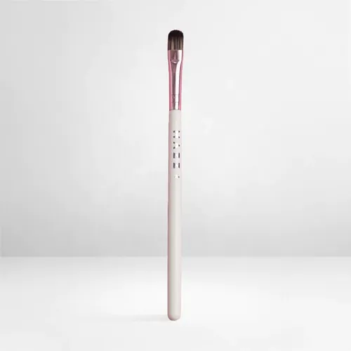 Pincel De Ojos Chato Punta Redonda S Mazz Make Up -pelo Sint