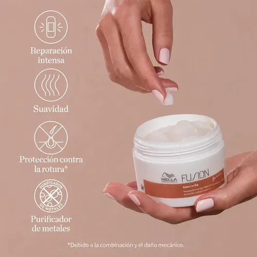 Máscara Capilar Wella Fusion Profesional 500ml