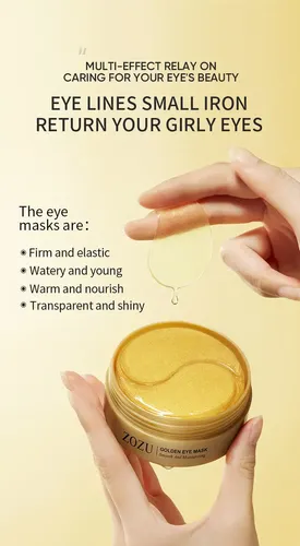 Máscara De Ojos Zozu Gold O Aguacate 80g Para Hidratación Y
