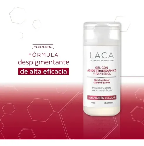 Gel Con Ácido Tranexamicoy Pantenol Laca