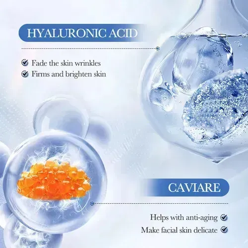Crema Facial Con Caviar Y Acido Hialuronico 55gr Sadoer Todo Tipo De Piel Día/noche