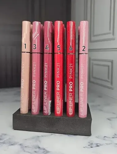 Delineador De Labios Pink21 Lip Liner Pro Larga Duración Color 06