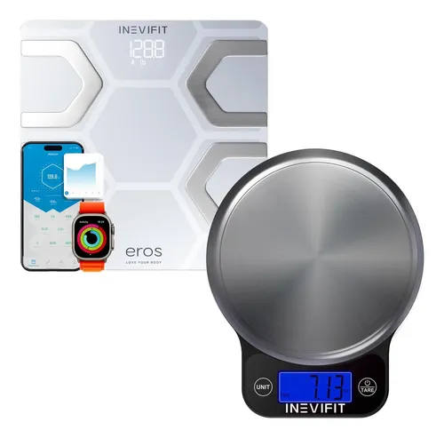 Balanza Inteligente Inevifit Eros Bluetooth Y Cocina 3 En 1