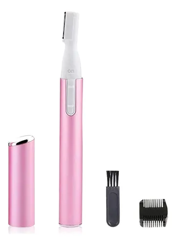 Depiladora Eléctrica Facial Y Corporal Rosa Compacta