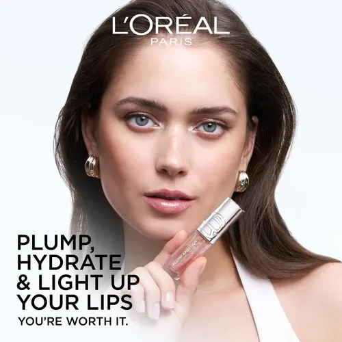 Aceite Labial Plump Ambition De L’oreal Paris, Brillante, 24