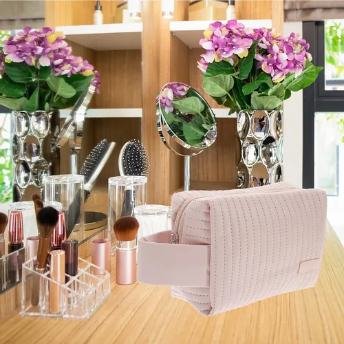 Neceser Pequeño Elegante Para Maquillaje Y Labiales Con Z