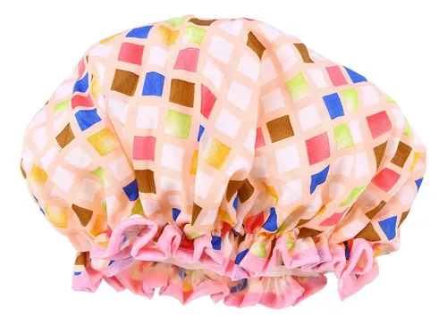 Gorro De Ducha Impermeable Grueso Doble Capa Belleza