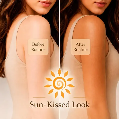 Parches Autobronceadores Kasutza Para Rostro Y Cuerpo, 7 Uni