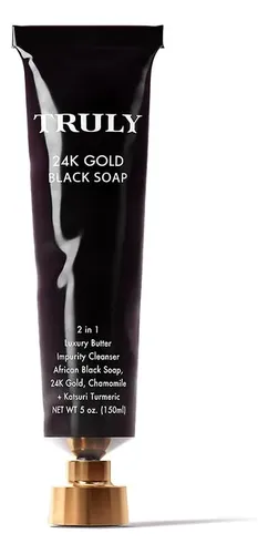 Jabón Limpiador Facial Y Corporal Truly Gold De 24 Quilates,