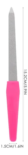 Lima De Uñas De Acero Inoxidable, 10 Unidades