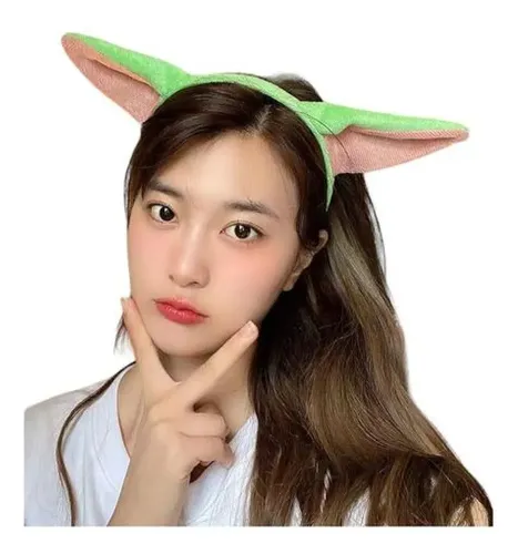 Diadema De Felpa Con Orejas De Baby Yoda Grogu