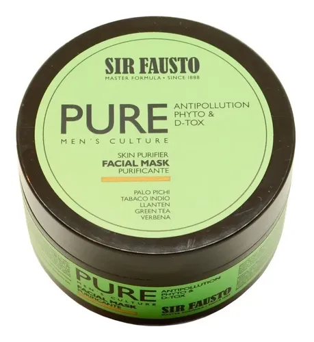 Sir Fausto Pure Máscara Facial Purificante Detox X 100ml $$$