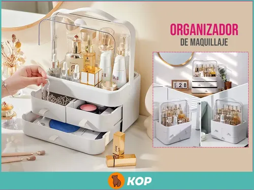 Organizador De Maquillaje Portatil Escritorio Porta Cosmetic