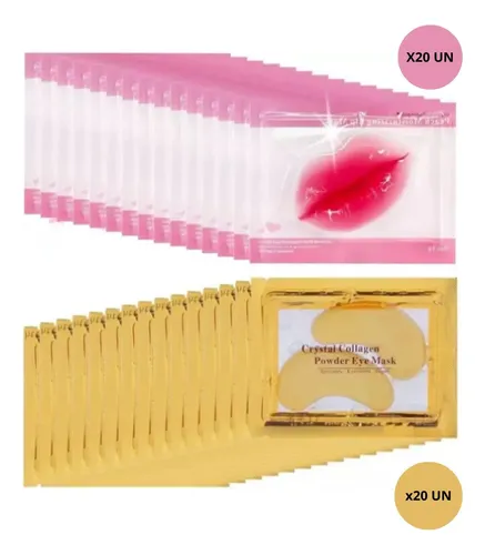 50 Mascarilla Parche Hidratante Labios Y Ojeras Colageno