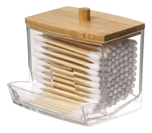 Organizador Cotonetes Acrilico Zeva Transparente