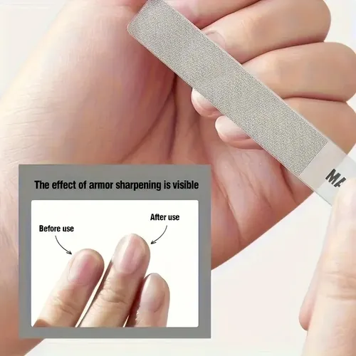 Cortaúñas Plegable Portátil De Acero Inoxidable De 2 Piezas