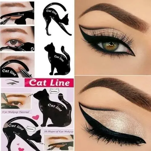 Delineador Liquido Negro Fibra Y Sello Ojo De Gato