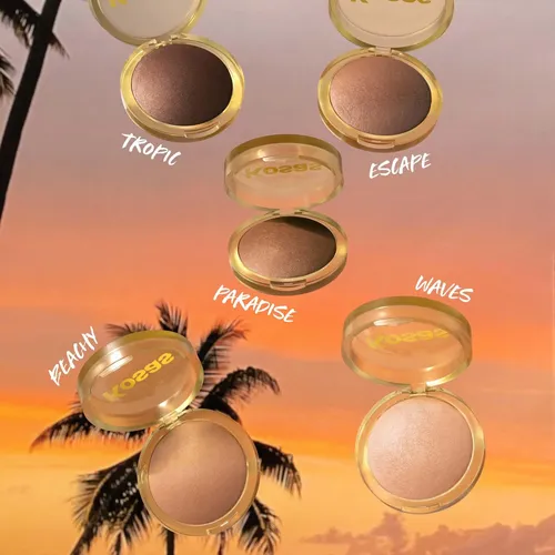 Bronzer Kosas Sun Show Glowy Warmth, Vegano Y Playero, Sin T