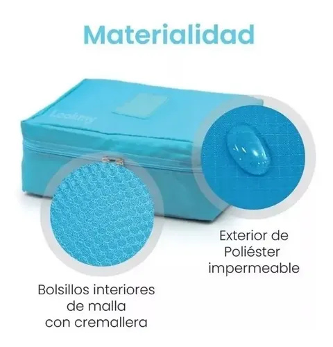 Neceser Bolso Porta Cosmeticos Maquillaje Organizador Viaje
