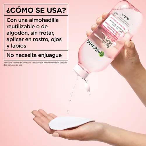Agua Micelar De Rosas Garnier Skin Active 400ml