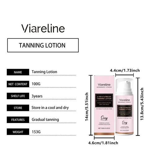Loción Corporal En Forma De Mousse Bronceadora, Embalaje Por