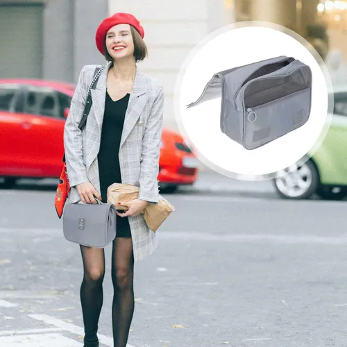 Bolso Maquillaje 2 Uds Con Gancho Colgante Y Asa Interior