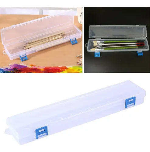 Cepillos De Pintura Caja De Almacenamiento Pluma De Acuarela