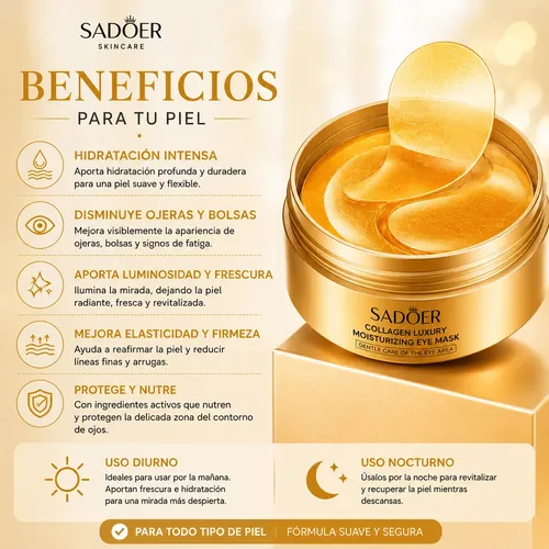 Kit Retinol Contorno Ojos Sérum + Parches Anti Ojeras 60un