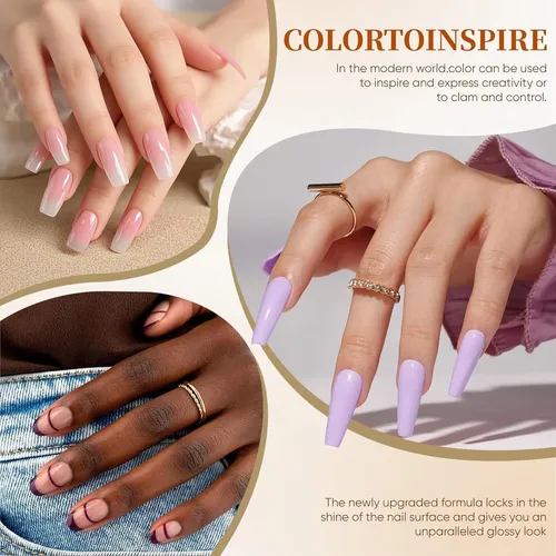 Conjunto De Esmalte En Gel Con Lámpara Uv Led Y Kit De