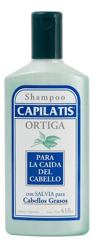 Shampoo Capilatis Caída Pelo Graso Ortiga Salvia 410 Ml